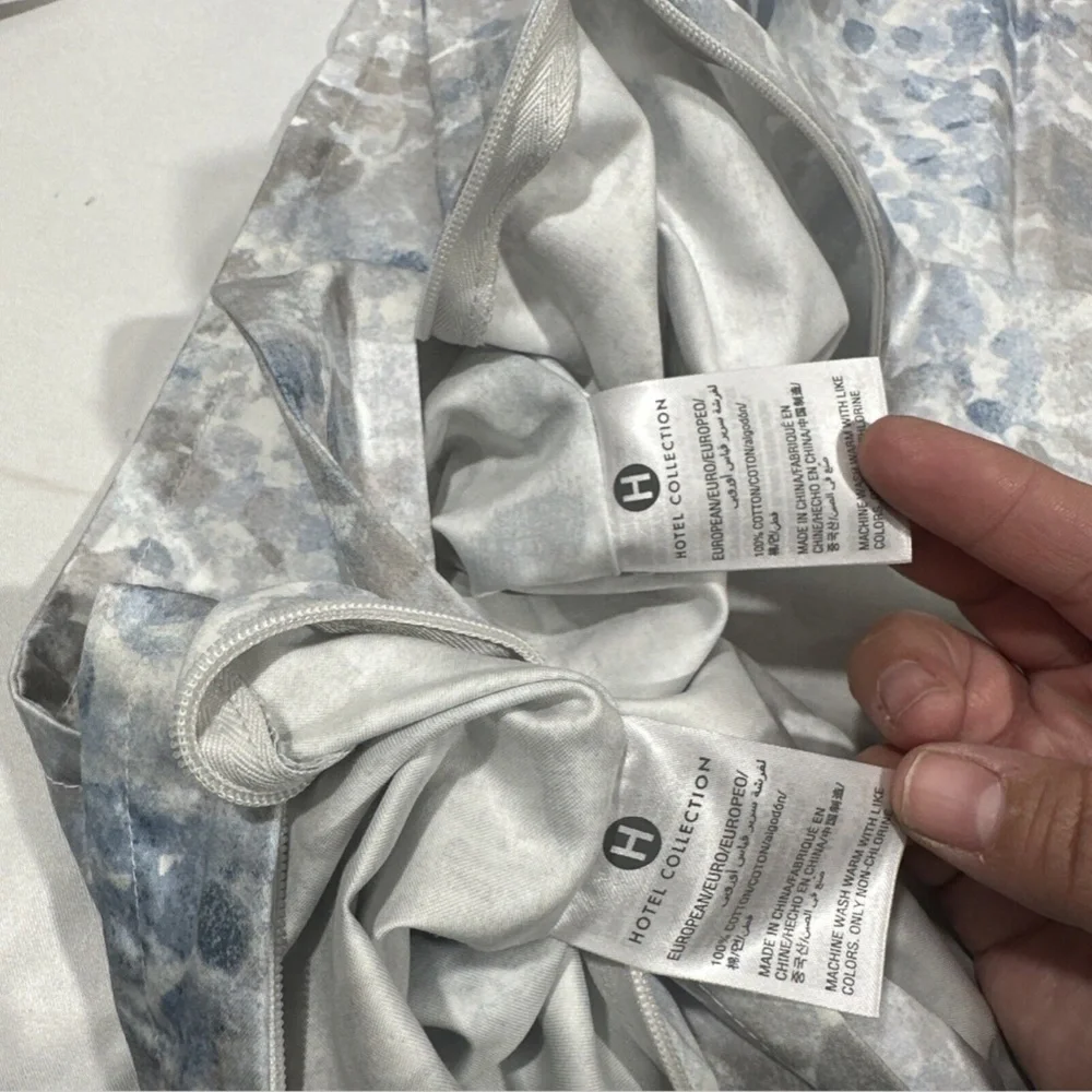 NIB $185 [ 2 Euro Shams ] for Hotel Collection Speckle‎
